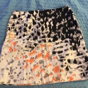 Printed Mini skirt by T Tahari size 6